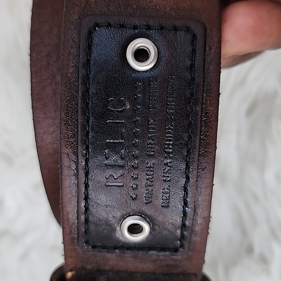Relic Other - Relic genuine leather belt Men with a sliver buckle